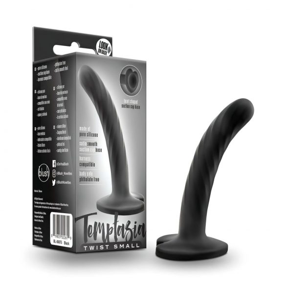 Temptasia Twist Small - Temptasia Twist Small Dildo (черен) 