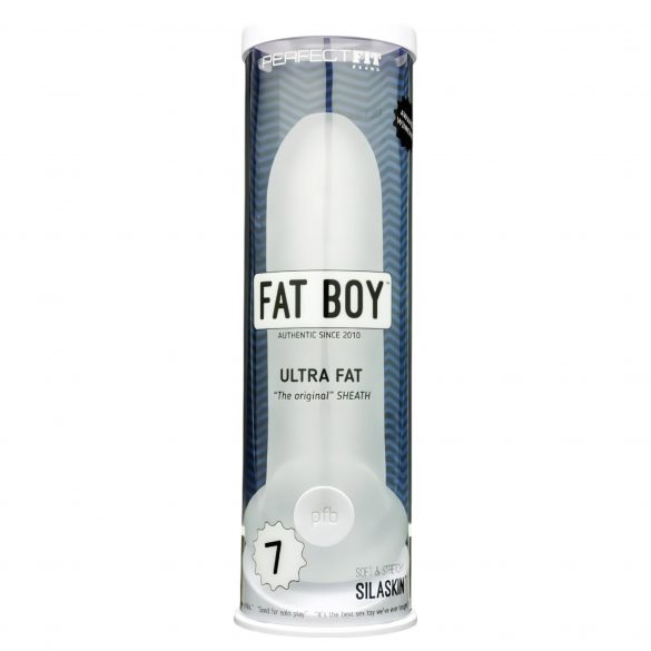 Fat Boy Original Ultra Fat - обвивка за пенис (19 см) - бяло мляко 