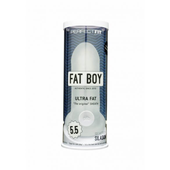 Fat Boy Original Ultra Fat - обвивка за пенис (15 см) - бяло мляко 