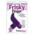 Frisky Finger - водоустойчив вибратор за пръсти (лилав) 