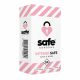 SAFE Intense Safe - презерватив с оребрени точки (10 бр.)