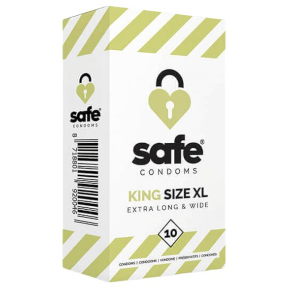 SAFE King Size XL - изключително голям презерватив (10 бр.) 