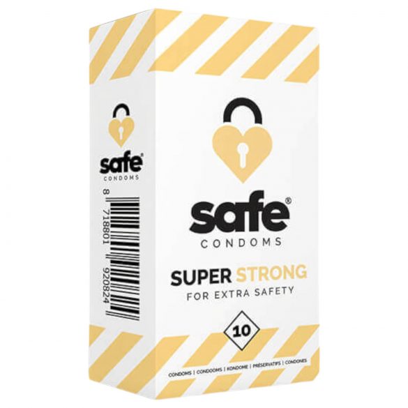 SAFE Super Strong - изключително силен презерватив (10 бр.) 