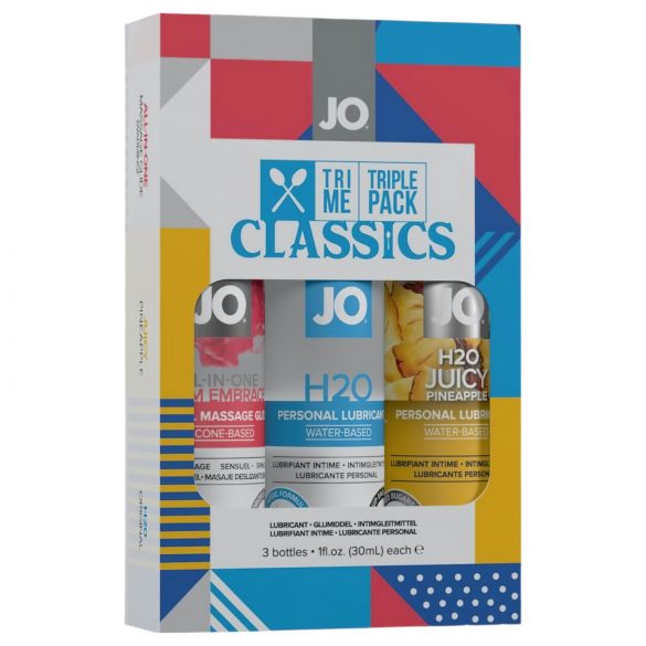 Система JO Classics - разнообразен комплект лубриканти (3x30ml)