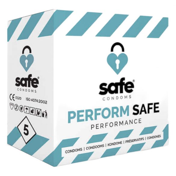 SAFE Perform Safe - голям презерватив (5бр.) 