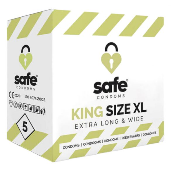 SAFE King Size XL - изключително голям презерватив (5бр.) 