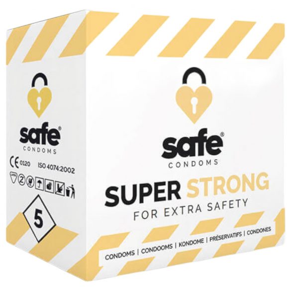 SAFE Super Strong - изключително силен презерватив (5 бр.) 