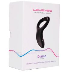   LOVENSE Diamo - интелигентен вибриращ пенис пръстен (черен)
