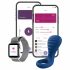 OHMIBOD Bluemotion Nex 3 - интелигентен вибриращ пенис пръстен с възможност за презареждане (син) 