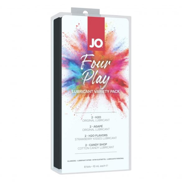 System JO Four Play - игрива опаковка за открития (8x10 ml) 